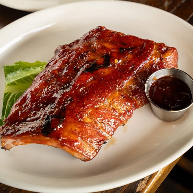 Pork Rib Plate.