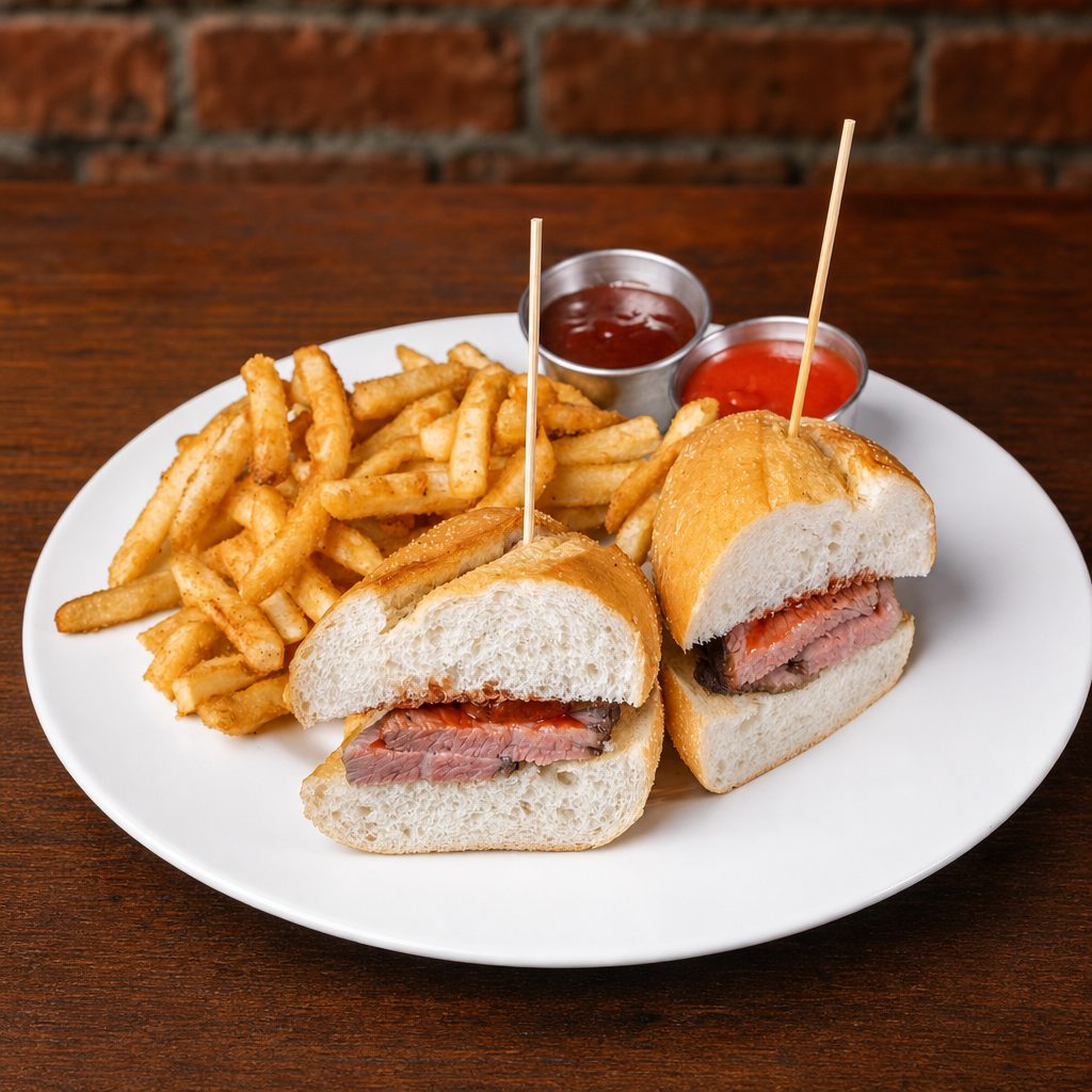 Tri-Tip Beef Sandwich.