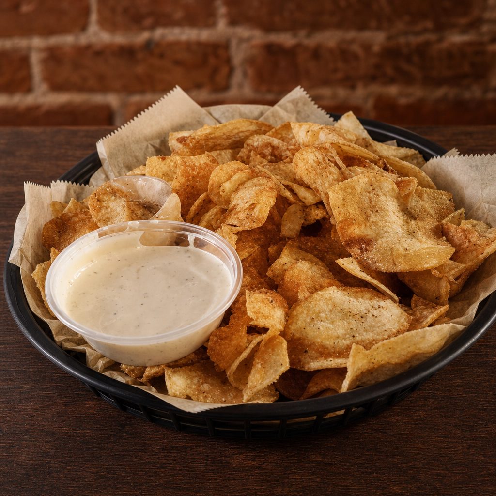 Potato Chips Basket.