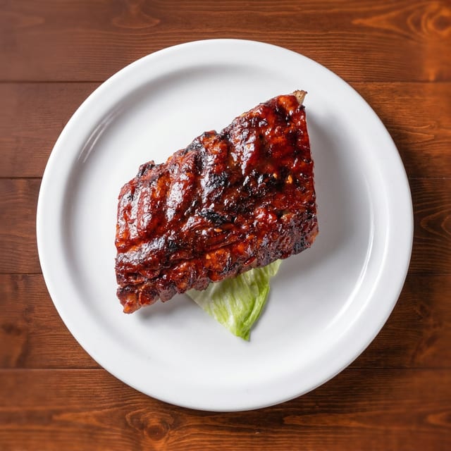 Pork Rib Plate.