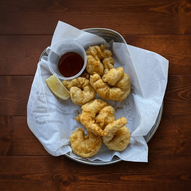Crispy Fried Shrimp.
