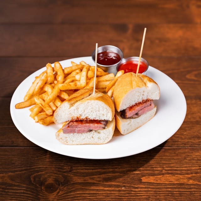 Tri-Tip Beef Sandwich.