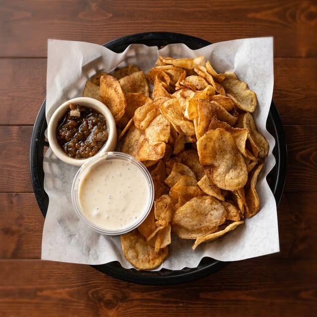 Potato Chips Basket.